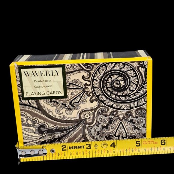 Waverly Double Deck Sealed Playing Card Set in Box Creative Papers C.R. Gibson - Picture 9 of 16